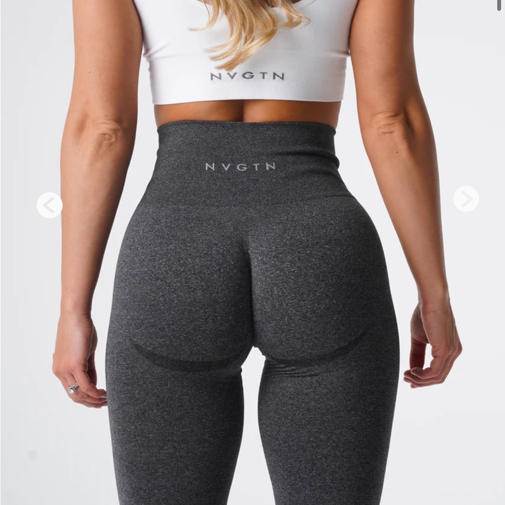 NVGTN Black Speckled Curve Seamless Leggings